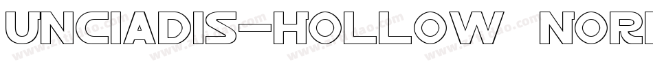 UnciaDis-Hollow Normal字体转换